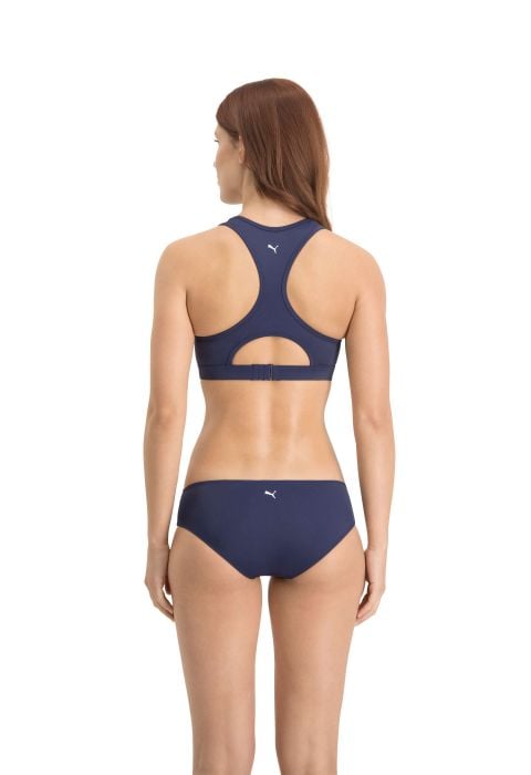 PUMA Navy Damen Racerback Bikini Oberteil