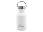 Laken Basic Steel 500ml Trinkflasche - White