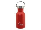 Laken Basic Steel 500ml Trinkflasche - Red