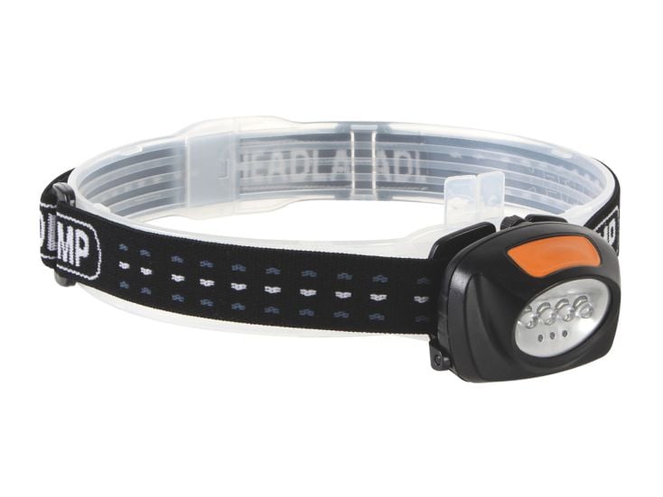 Perel 7-leds Kopflampe - Black