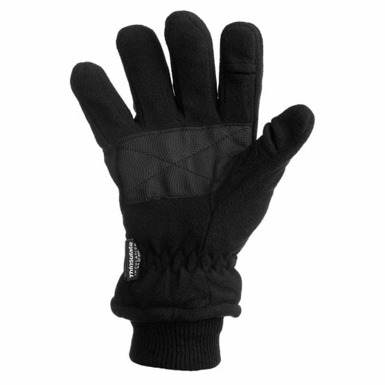 Heat Keeper Thinsulate/Fleece Black Herren thermische Handschuhe