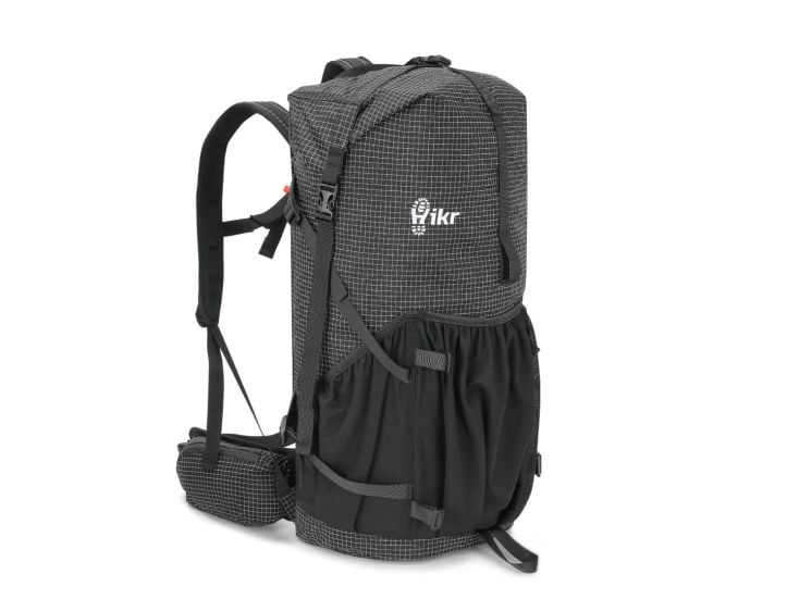 Hikr Size S Black Rucksack - 40-45 Liter