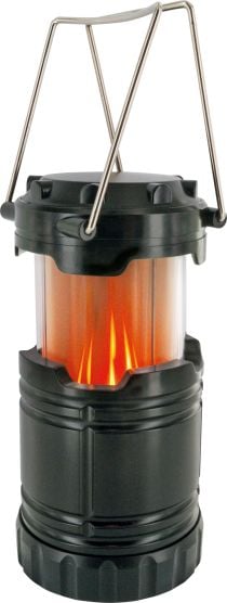 Schwaiger LED Campingleuchte (120 Lm) mit Lagerfeuer Effekt