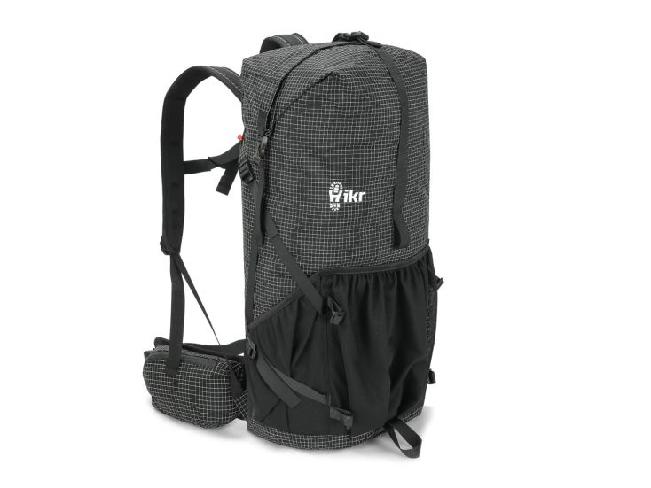 Hikr Size M Black Rucksack - 40-45 Liter