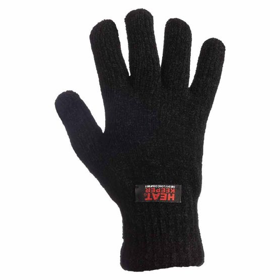 Heat Keeper Chenille Black Damen Thermohandschuhe