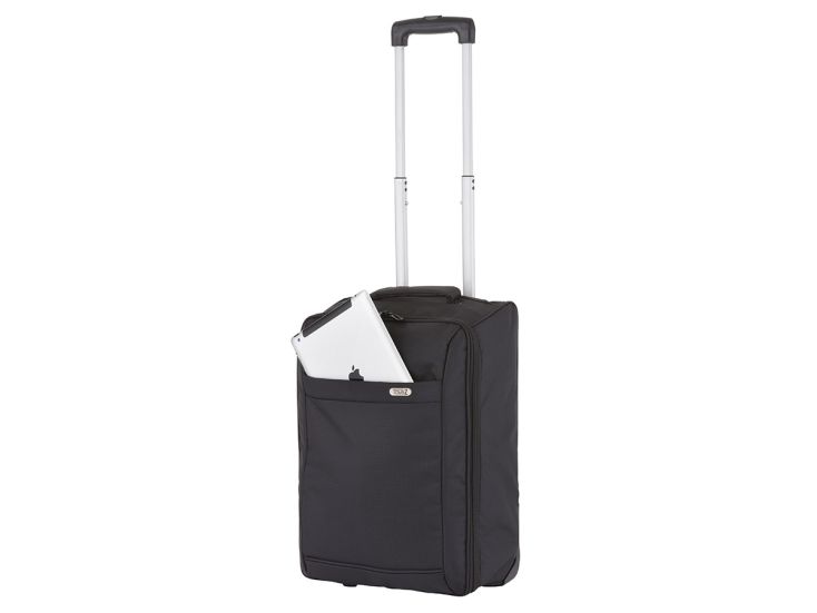 TravelZ 51 cm Black faltbares Händgepäckkoffer