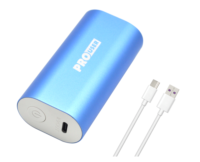 Pro-User 5000 mAh blaue Powerbank