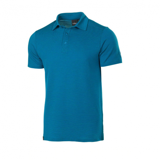 Ivanhoe Elis Electric blaues Herren Poloshirt