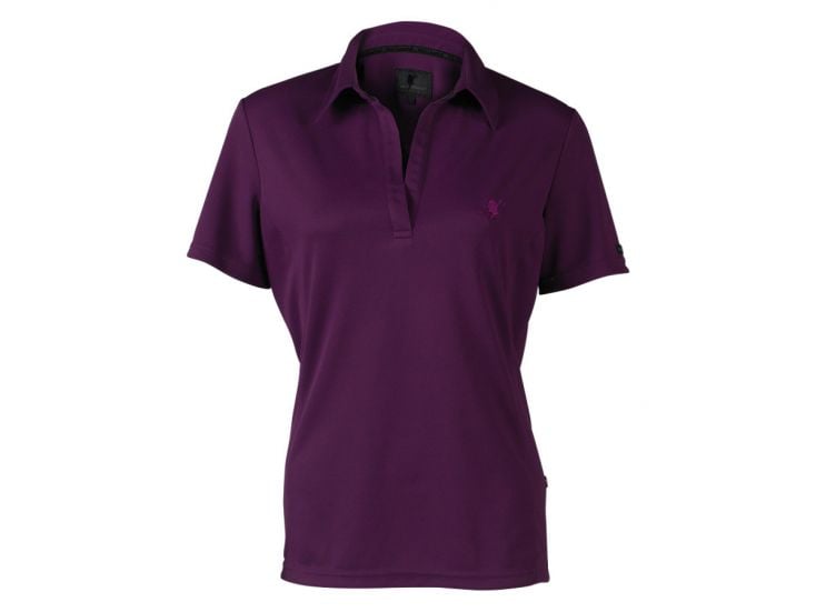 Wolf Camper violettes Damen Poloshirt