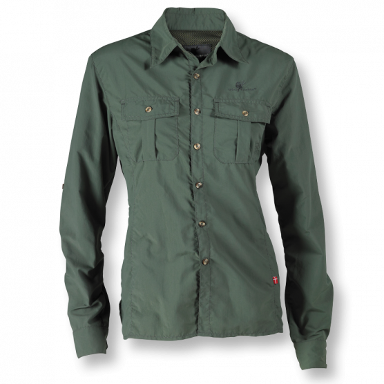 Wolf Camper Lagoon Olive Green Damen Bluse