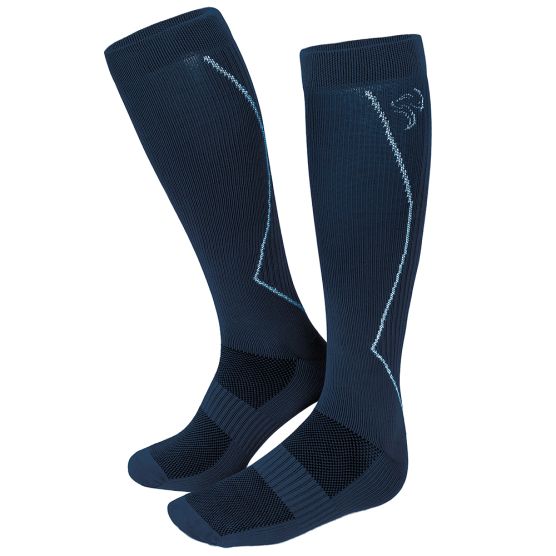 Black Snake Compression Fit Sport Blue Laufsocken