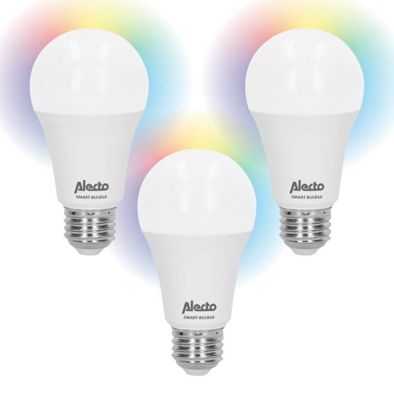 Alecto SMART-BULB10 TRIPLE Smarte WLAN-Lampe
