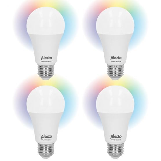 Alecto SMART-BULB10 4-PACK Smarte WLAN-Lampe