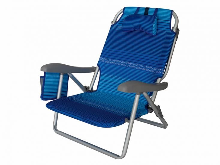 Eurotrail Perez Recycled Royal Blue Strandstuhl