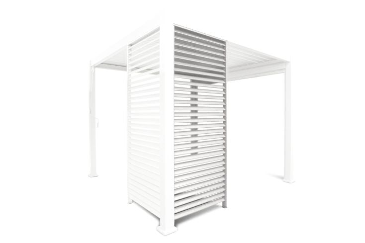 Novum Mirador 4M 123,5x238,25 Louvre Shutter Paneele - White