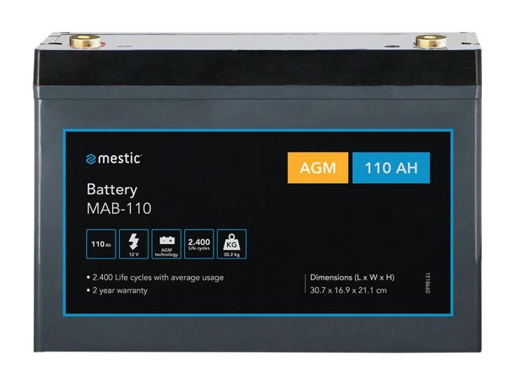 Mestic MAB-110 AGM-Batterie