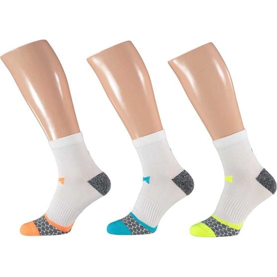 Xtreme 3 Paar Multi White Laufsocken