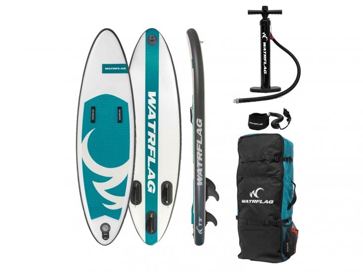 Watrflag Wave Rider 7'3" Aufblasbares SUP-Body Board Paket