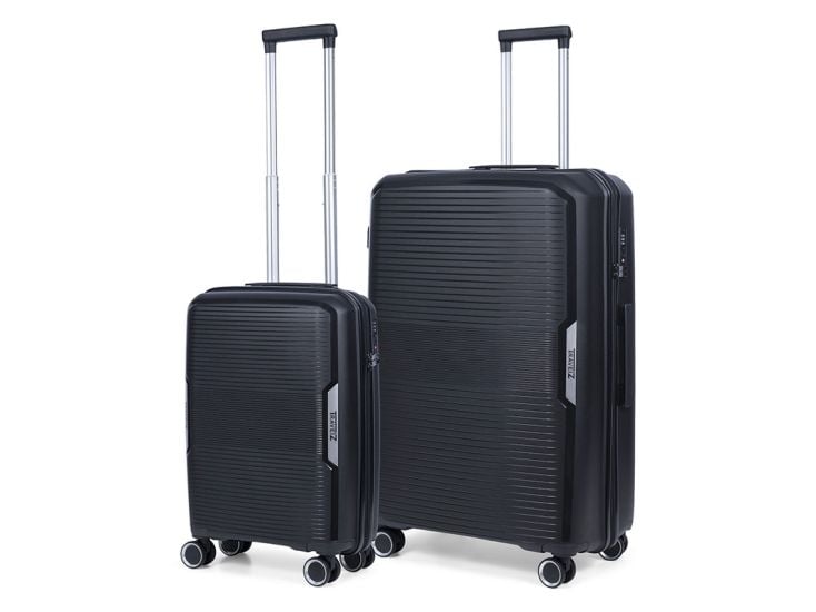 TravelZ Swinger 2-teilige Kofferset - Black