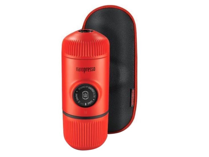 Wacaco Nanopresso tragbare Espressomaschine mit Hülle - Red