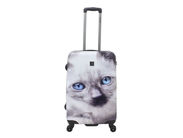 Saxoline White Cat 67 cm Reisekoffer