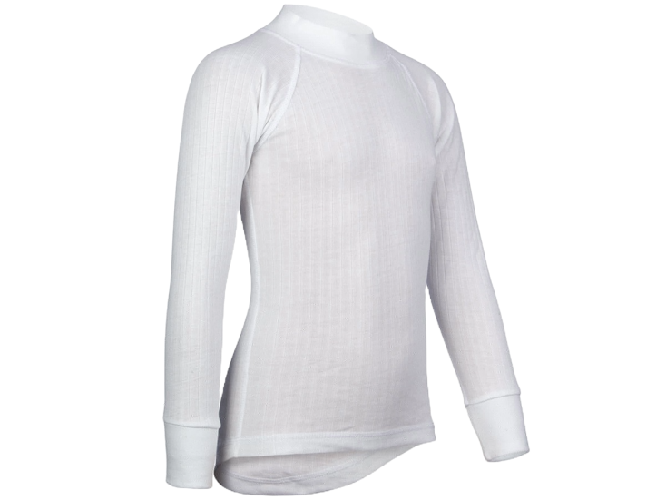 Avento Langarm-Thermoshirt Junior - Weiß