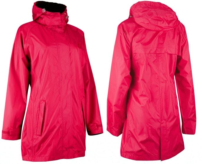 Ralka Lange Damen Regenjacke Deluxe - Fuchsia/Pink