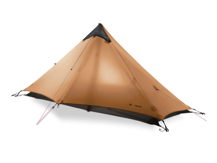 3F UL GEAR Lanshan 1-Personen-Zelt - Brown