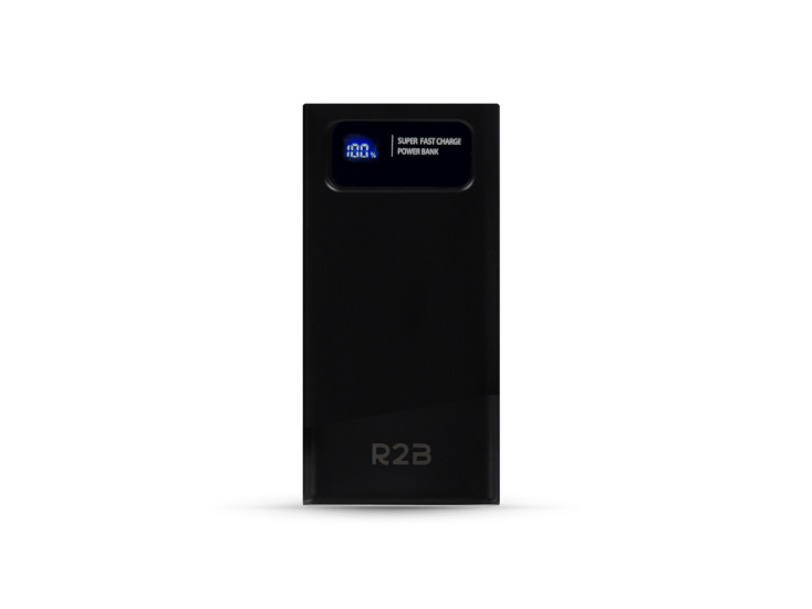 R2B 10.000 mAh Powerbank - Schnellladegerät & LED-Anzeige