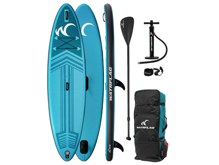 Watrflag Jibe 10'6" Aufblasbares SUP-WIndsurf Board Paket