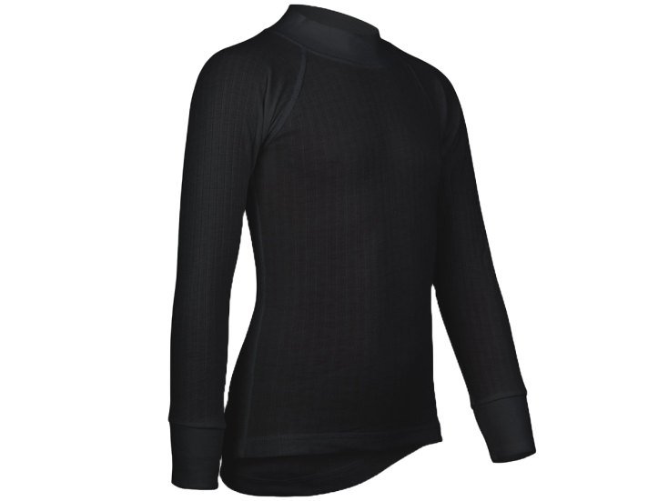 Avento Langarm-Thermoshirt Junior - Schwarz