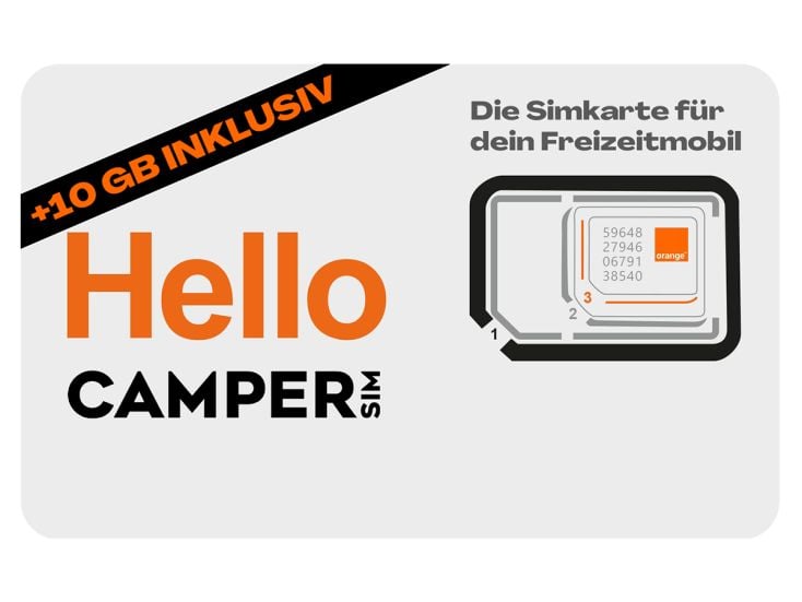 Campersim SIM-Karte - 10GB