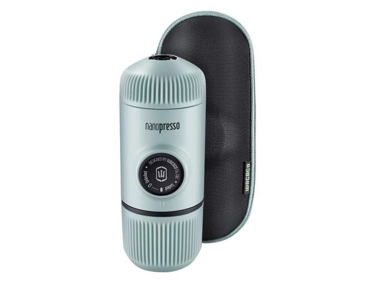 Wacaco Nanopresso tragbare Espressomaschine mit Hülle - Blue