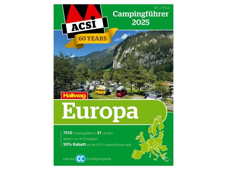 ACSI 2025 Europa Campingführer