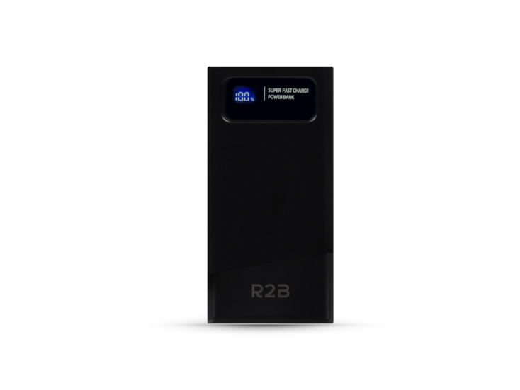 R2B 20.000 mAh Powerbank - Schnellladegerät & LED-Anzeige