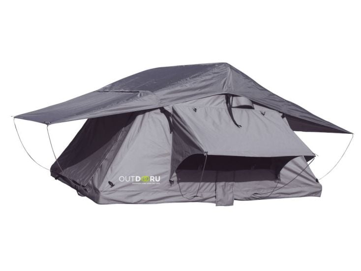 OutdoorU Expedition 4 Personen Dachzelt - Grau