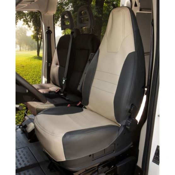 Sitzbezug passend für 2in1-Mobil Wohnmobil Caravan in Schwarz Pilot 8