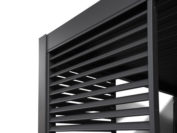 Novum Mirador 4M 123,5x238,25 Louvre Shutter Paneele - Black