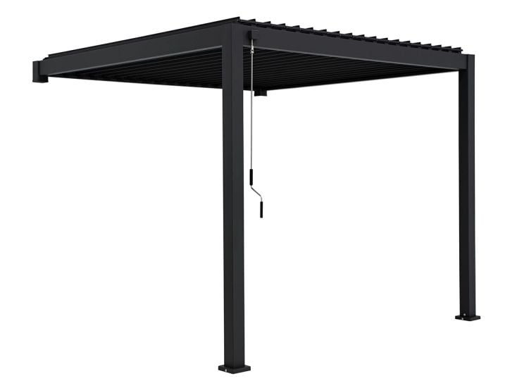 Mirador Classic 300 x 300 cm wall pergola - anthrazit