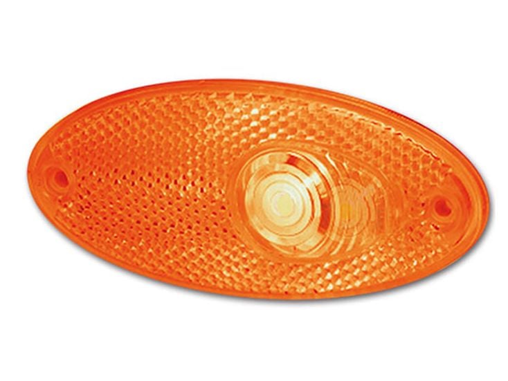 Hella orange ovale LED-Seitenmarkierungsleuchte