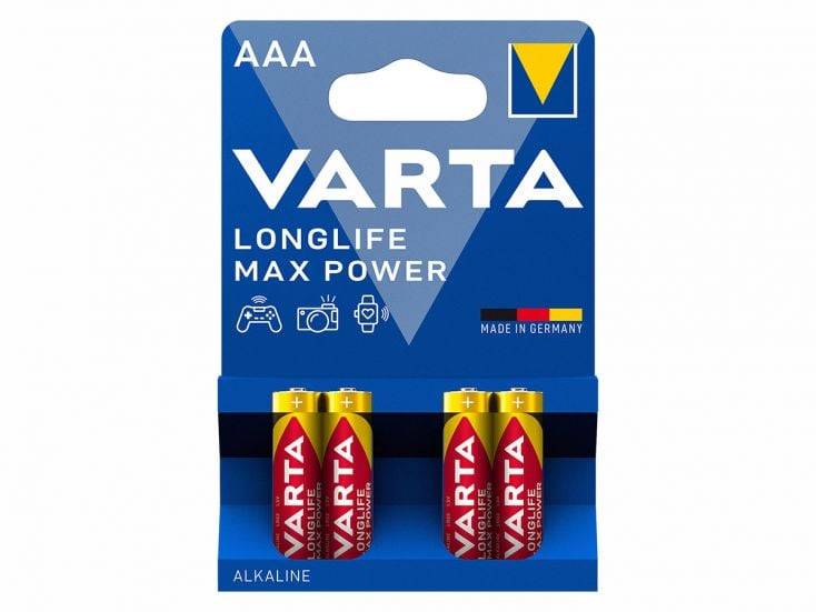 Varta 4x Longlife Max Power AAA Batterien