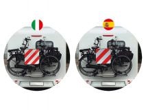 PROPLUS 361230 Alu-Warntafel Warnschild REFLEKTIEREND 50x50cm für Italien 