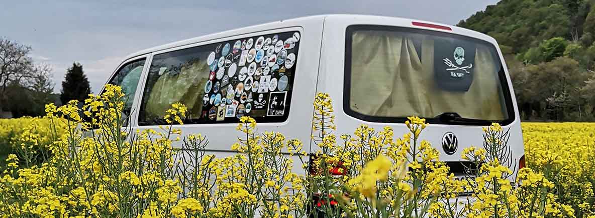 Ein Blick in den Bus von Katrin und Keno